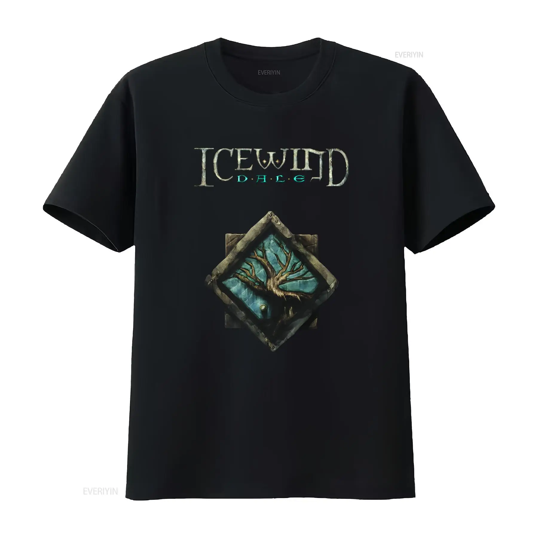 Retro Gaming T Shirt - Kaos Logo Icewind Dale Video Game