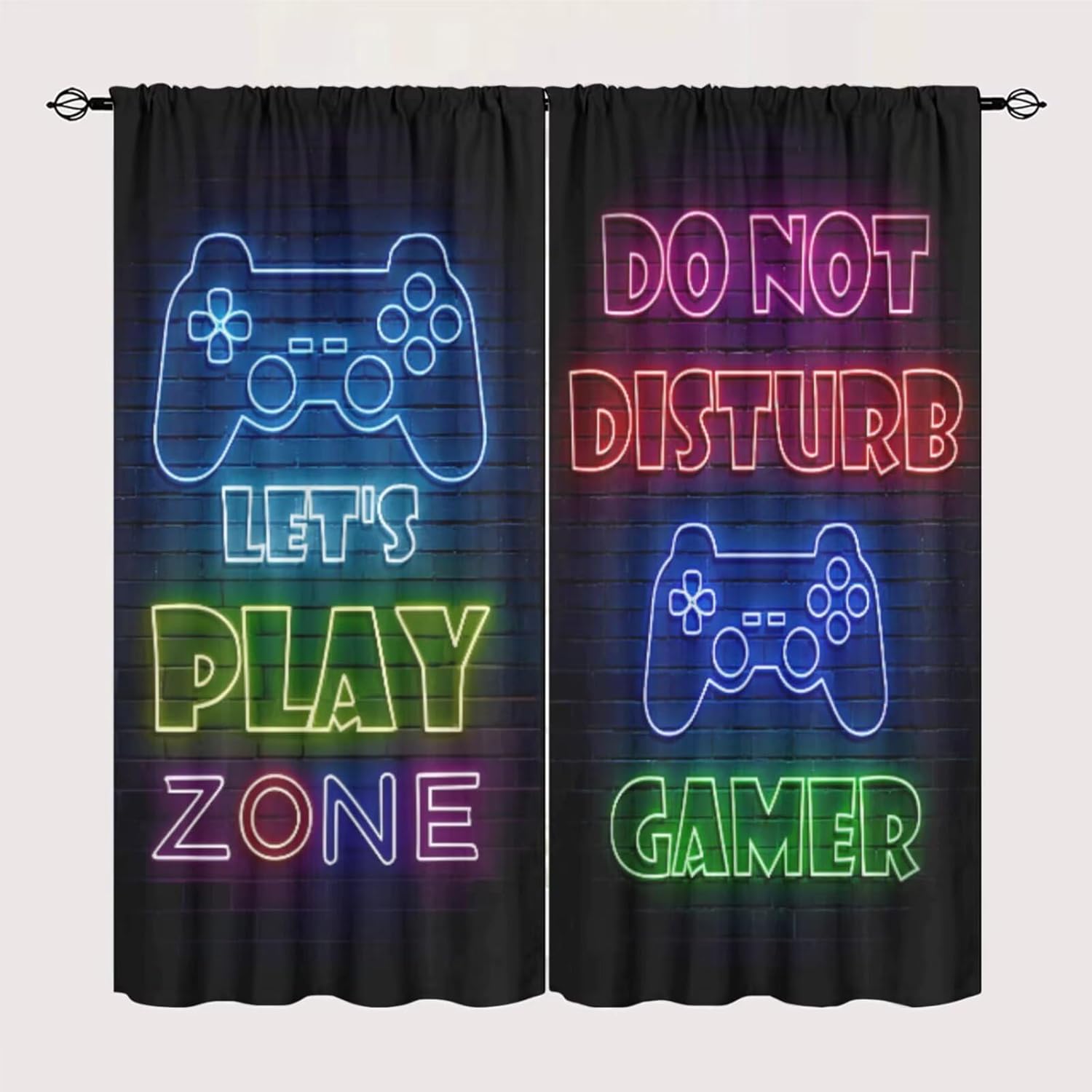 Tirai Gaming Gamer, Tirai Blac - Retro Gaming Youtube ulasan dan harga