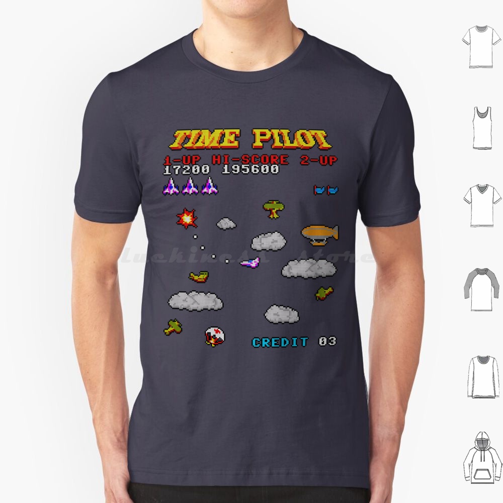 Kaus Time Pilot 2 Katun Pria W - Retro Gaming T Shirt ulasan dan harga